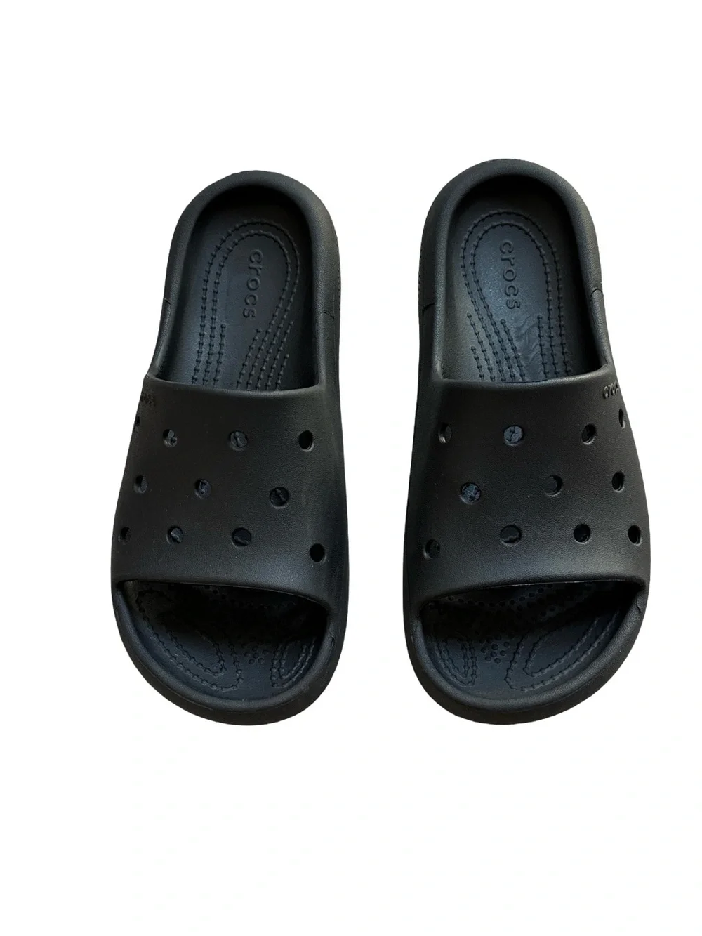 CROCS Black Kids Slide Sandal